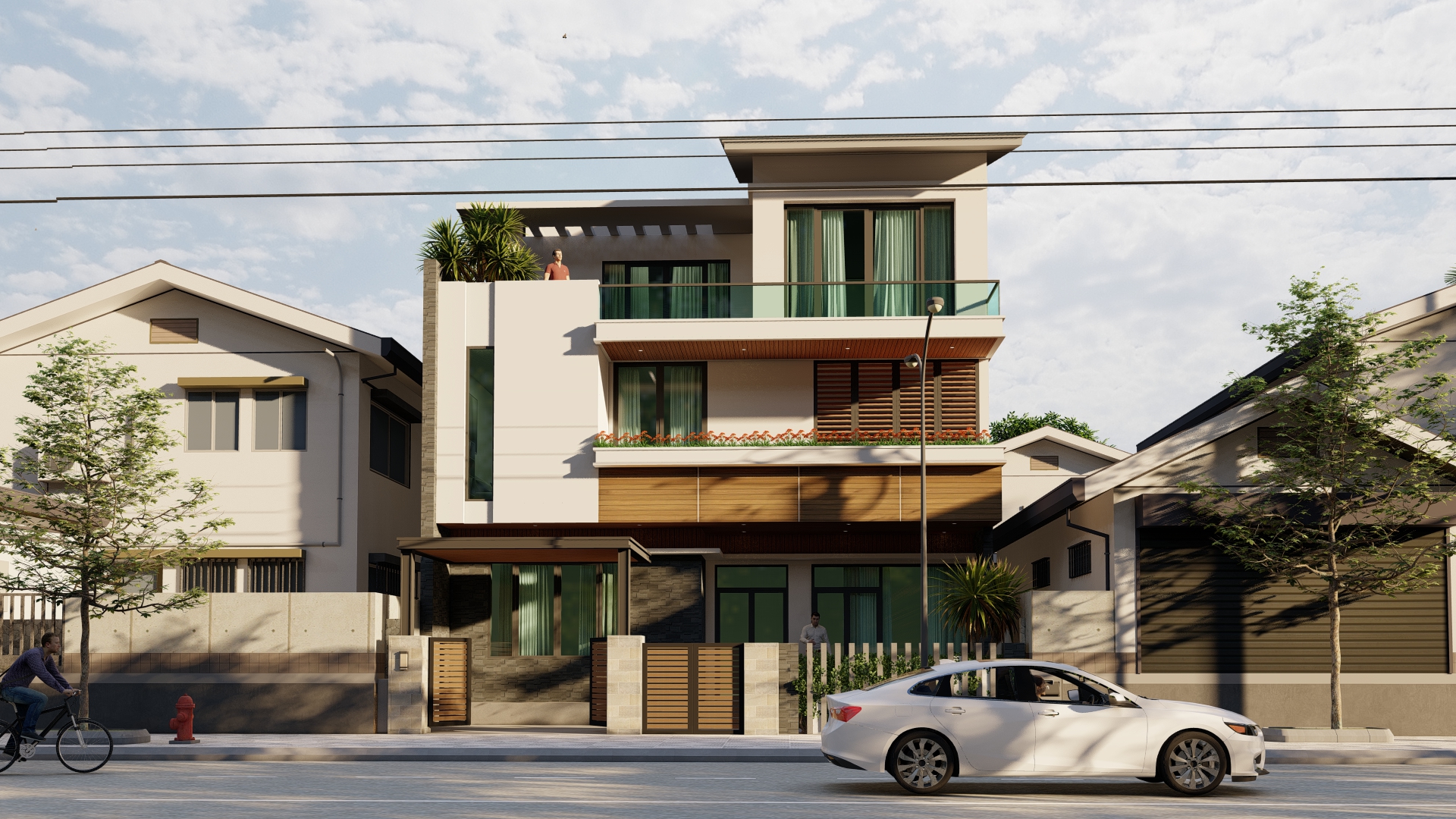 Nhà Phố Hiện Đại 4